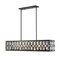 Z-Lite Dealey 7 Light Chandelier, Matte Black + Clear Crystal 6010-42MB - alternate 7